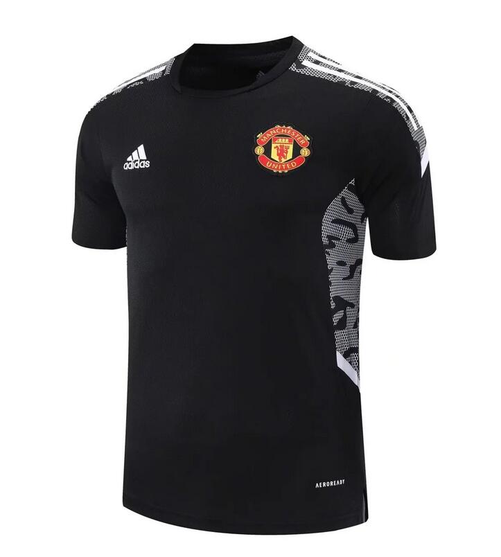 2021/22 Manchester United Black Grey Training Shirt